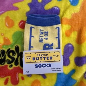 Women's Casual Socks - Blue and Yellow